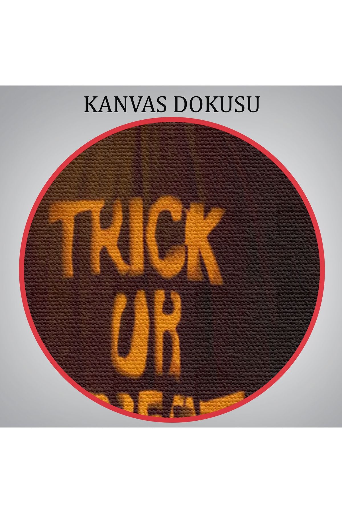 Cadılar Bayramı Korkunç Kabak Kanvas Dekoratif Duvar Tablosu-5201