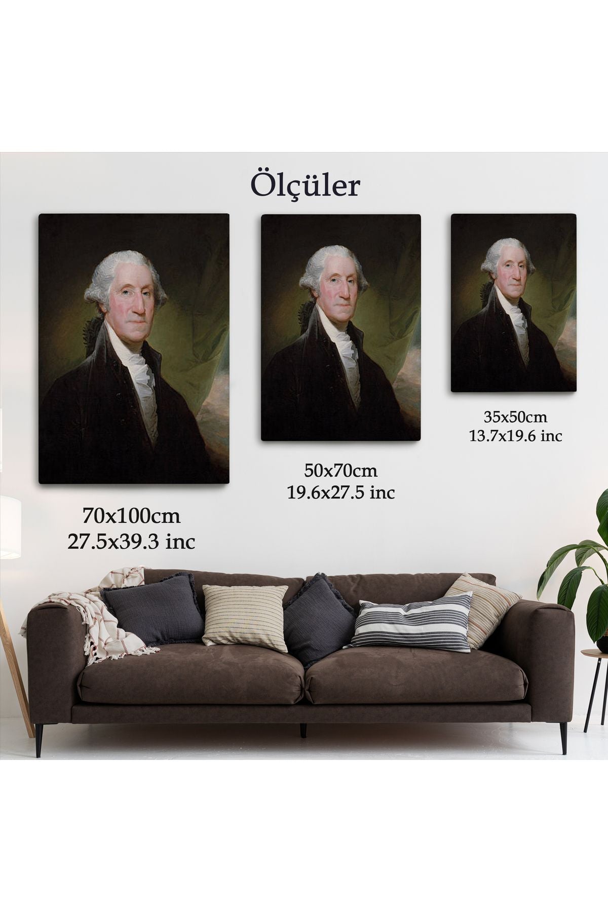 YB   Amerika Birleşik Devletleri Kurucusu George Washington Duvar Tablosu-6411