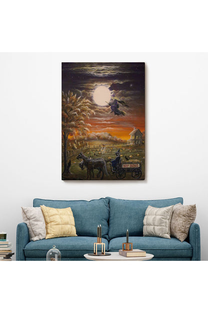 Cadılar Bayramı Helloven Dekoratif Duvar Tablosu -6251