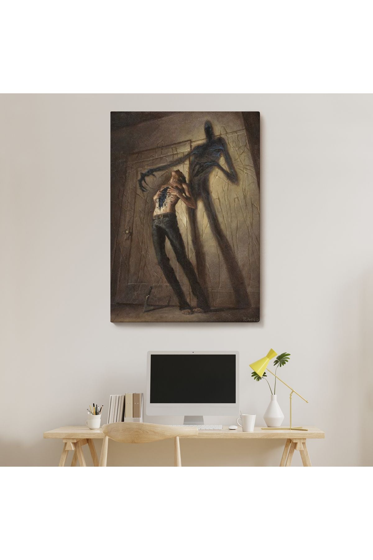 Sürreal Depresyon Duvar Tablosu-6111