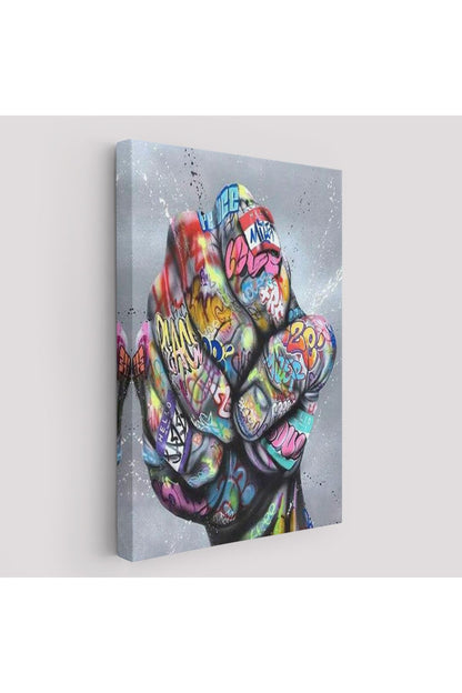 Punch Banksy Kanvas Tablo-5310