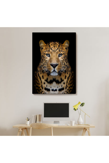 Tshp seri001 Leopar Dekoratif Kanvas Tablo-5959