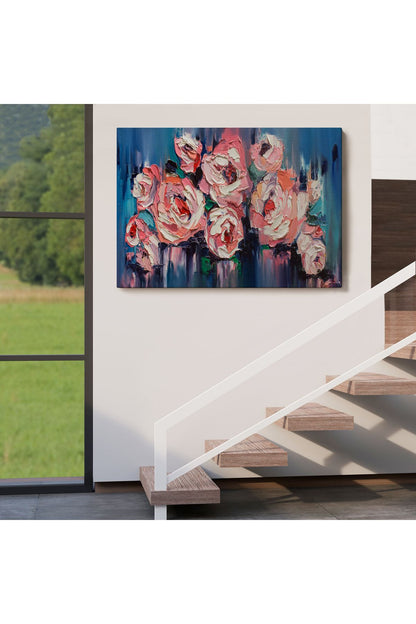 Şakayık Çiçeği Tablosu, Kanvas Duvar Tablosu-1198