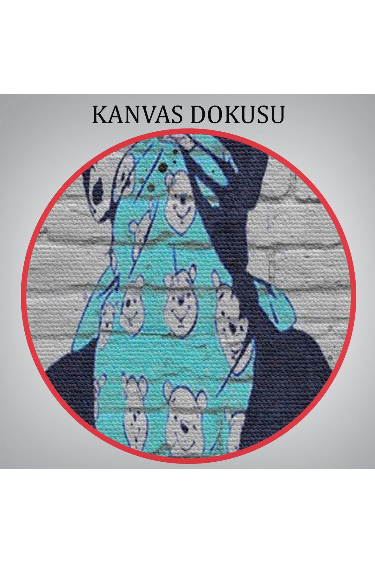 Bansky Anarşist Çocuk Kanvas Tablosu-5025