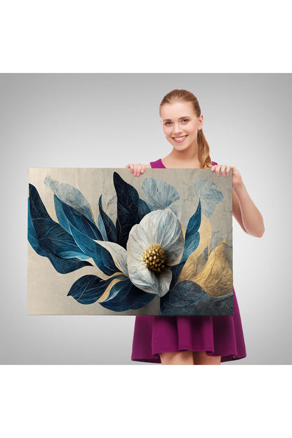 Dekoratif Çiçek Duvar Tablosu-3707