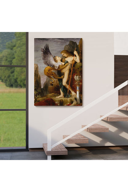 Oidipus ve Sfenks Gustave Moreau Duvar Tablosu-5985