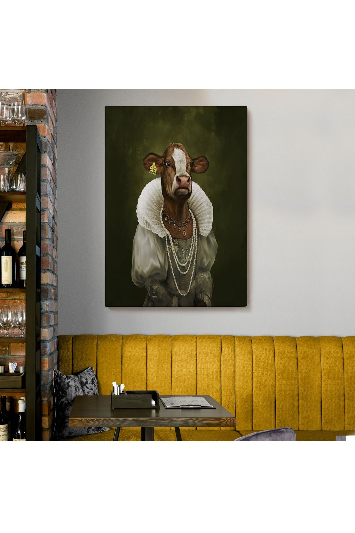 Ortaçağ Soylu Dana Duvar Tablosu-6045