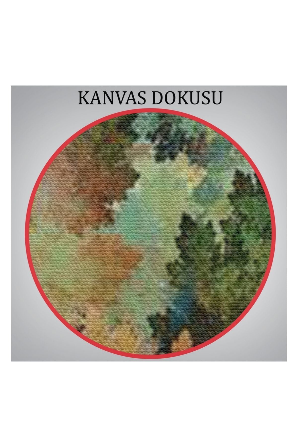 Kanvas Tablo, Duvar Dekoru, Renkli Çınar Ağacı Doğa Temalı 6267 BUNGKNV