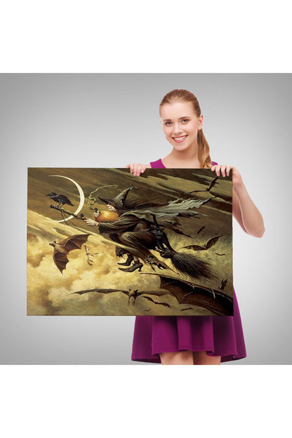 Su Altındaki Kadın Dekoratif Duvar Tablosu-6558