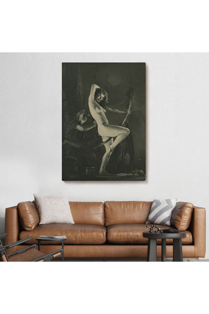 DB HG William Mortensen Lamour 1934, Amerikan Grotesk Tuval Kanvas Tablo-5283