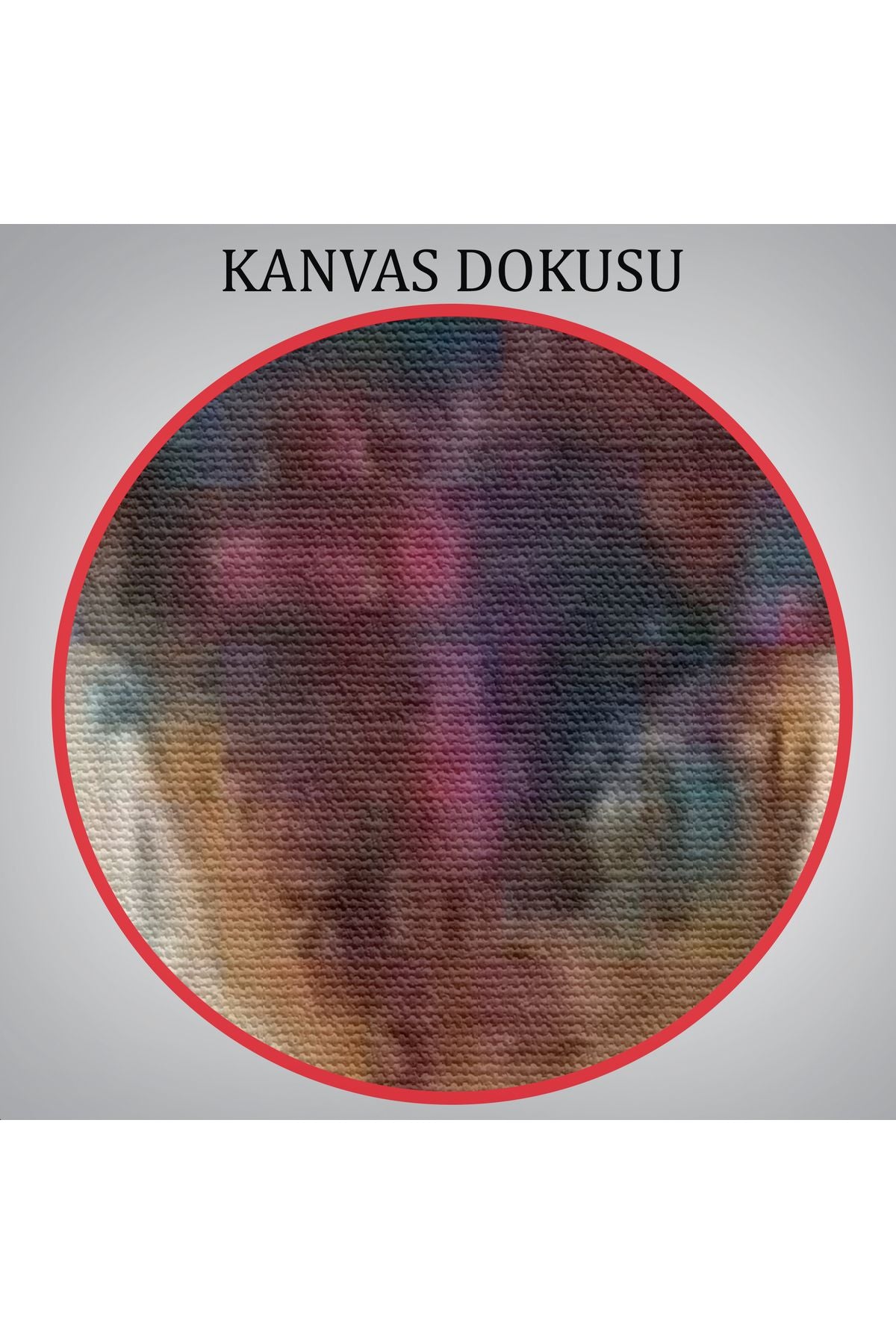 Kendi Kafasını Boyayan Adam Gerçeküstü Duvar Sanatı Kanvas Tablo-5263