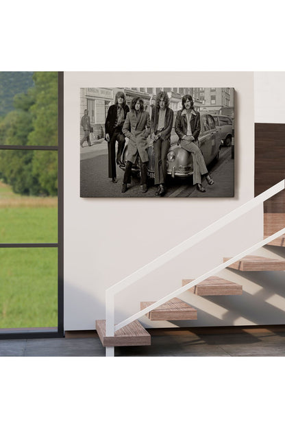 Led Zeppelin Efsanesinin Arabası John Bonham Kanvas Tablo-5407