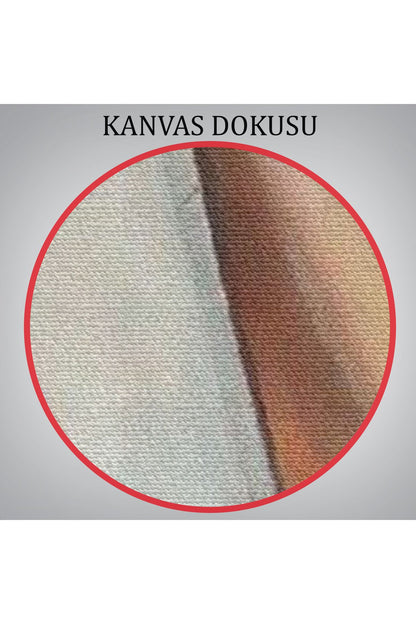 Kırmızı Ayakkabılarını Giyen Sexi Kadın Duvar Tablosu-6311