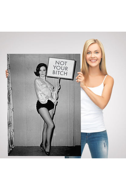 Kadın Hakları Feminist Vintage Kadın Kanvas Tablo-5235