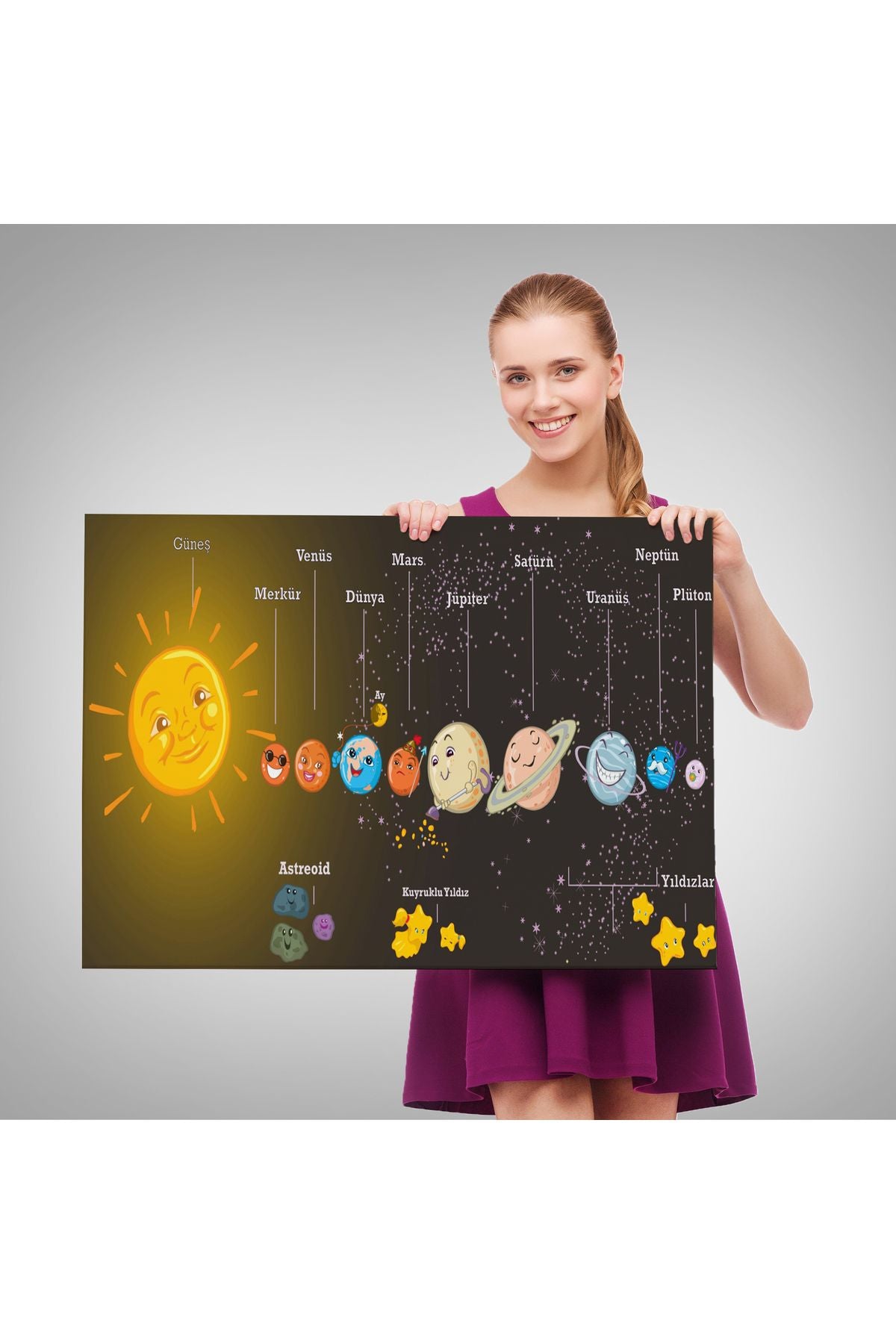 Sürreal Renkler Senfonisi Tablosu-6640