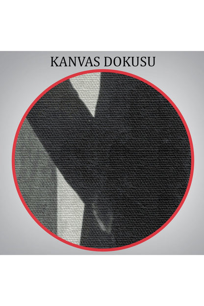 Atatürk Portre Tablosu Mustafa Kemal Atatürk Dikdörtgen Dekoratif Kanvas Tablo-CT-72