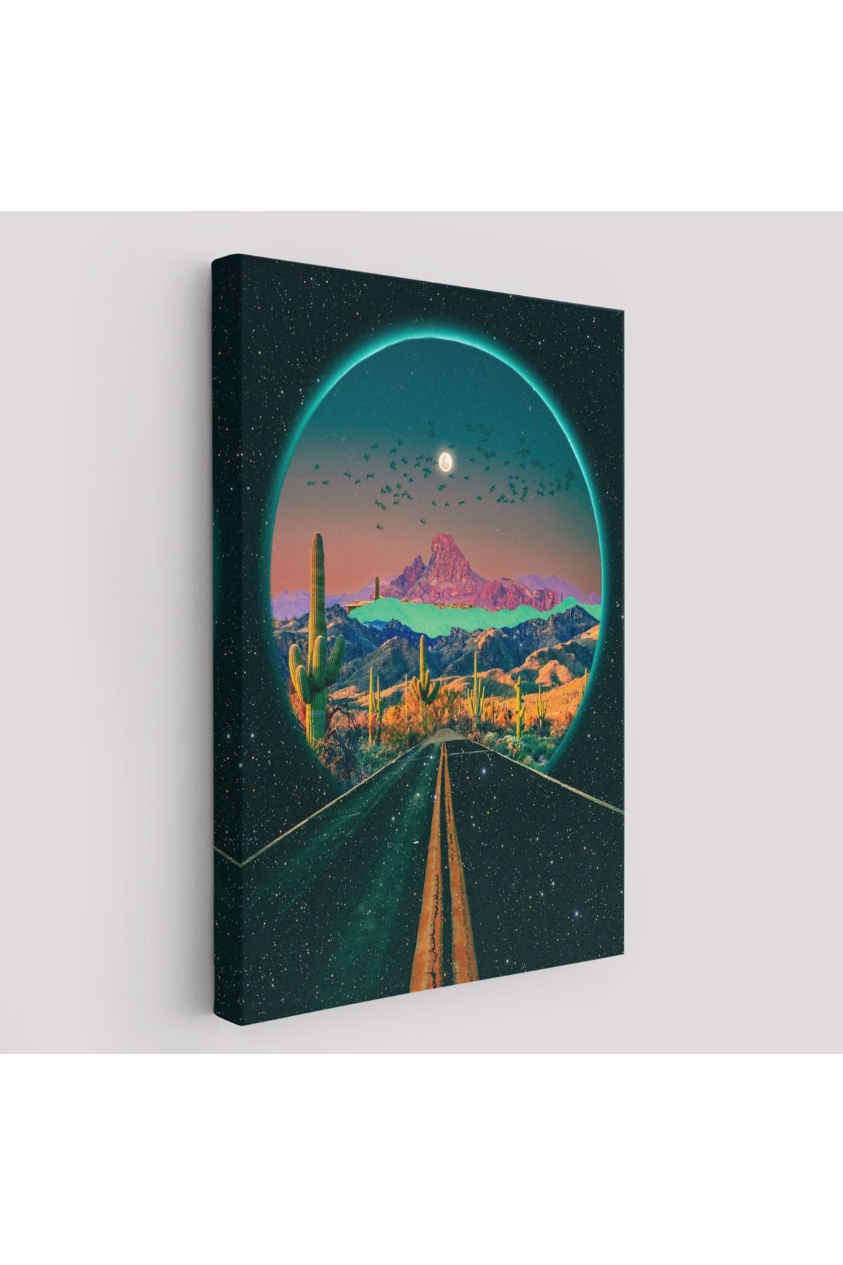 Sürreal Colorado Yol Manzarası Dekoratif Duvar Tablosu-6207