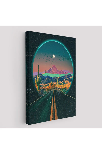 Sürreal Colorado Yol Manzarası Dekoratif Duvar Tablosu-6207
