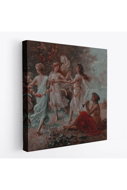 NW Özel Dans Eden Kadınlar Kanvas Tablo-5851