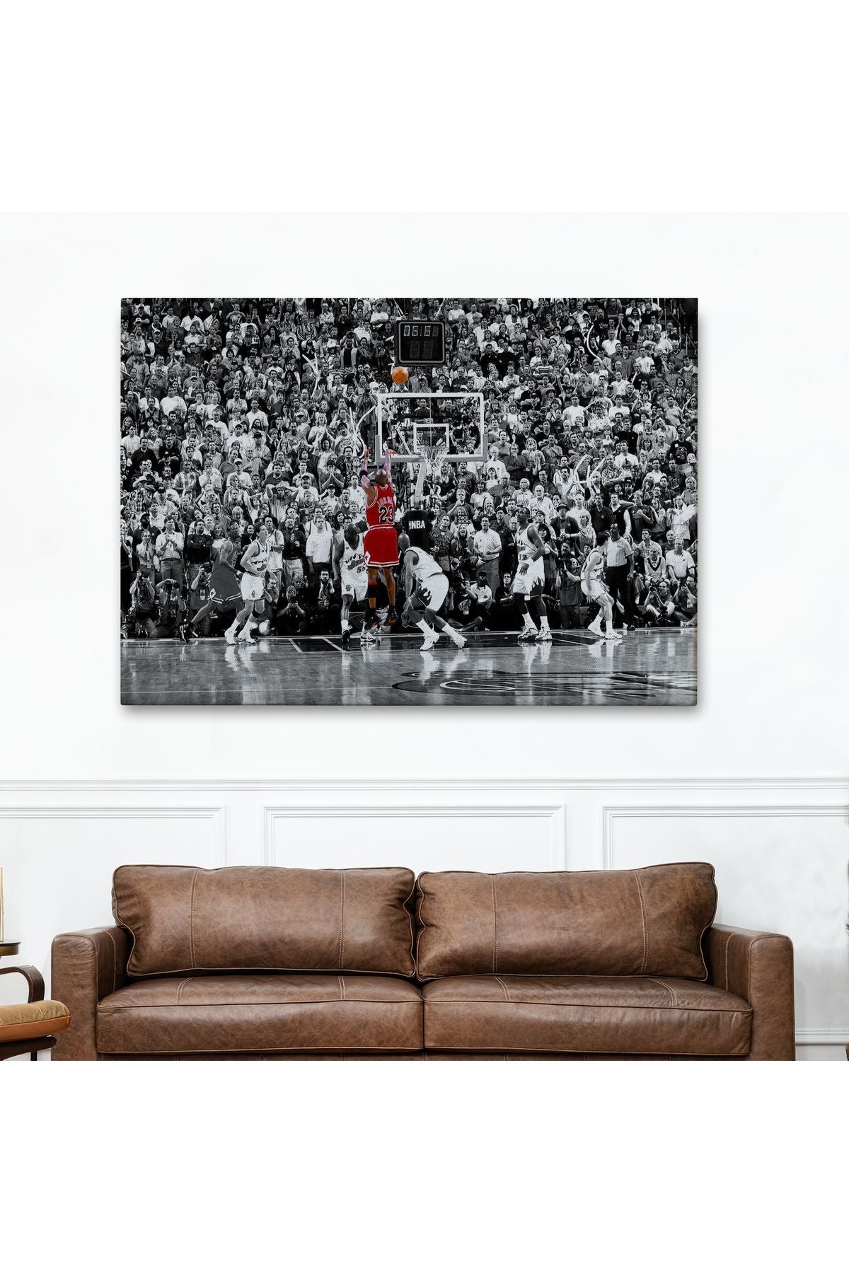 Michael Jordan Maç Sonu Şutu Kanvas Tablo, Chicago Bulls Nba-5088