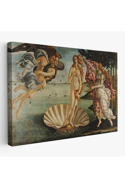 Dekoratif Duvar Tablosu-Venüs'ün Doğuşu Eseri Sandro Botticelli Kanvas Tablo 5163