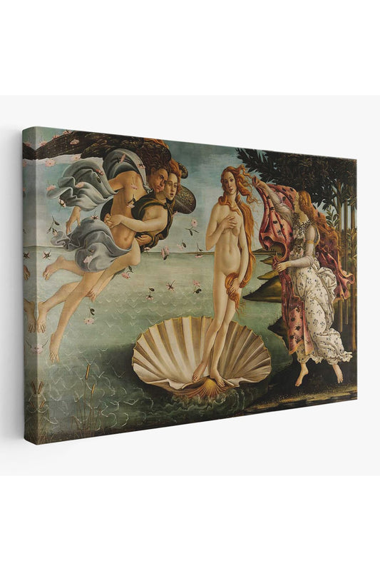 Dekoratif Duvar Tablosu-Venüs'ün Doğuşu Eseri Sandro Botticelli Kanvas Tablo 5163