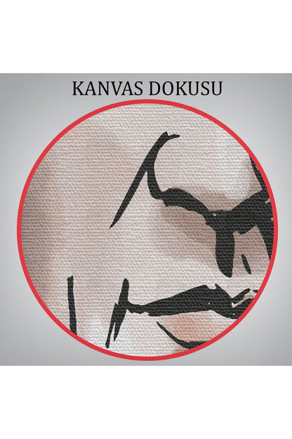 Isaac Newton Dekoratif Kanvas Tablo-5914