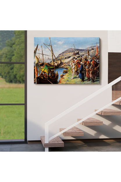 Fatih Sultan Mehmet'in İstanbul Kuşatması, Gemileri Karadan Yürütme Tablosu-6616