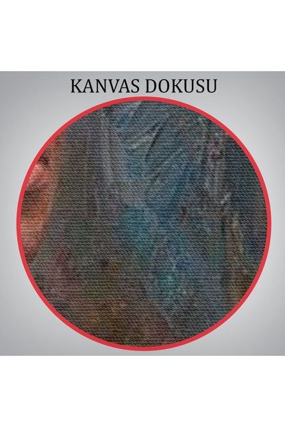 Güçlü Siyah Kadın, Hippi Tarzı Kızlar Güç Feminist Kanvas Tablo-5273