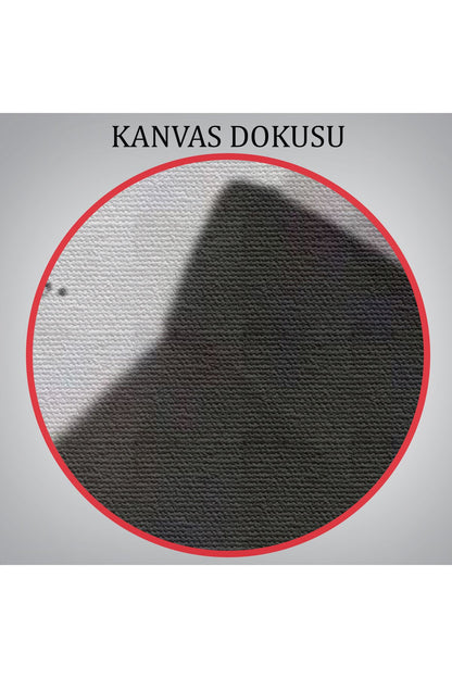 Atatürk Portre Tablosu Mustafa Kemal Atatürk Dikdörtgen Dekoratif Kanvas Tablo-FD-128