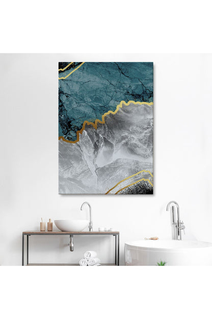 Mermer Desenli Dekoratif Kanvas Tablo-5174