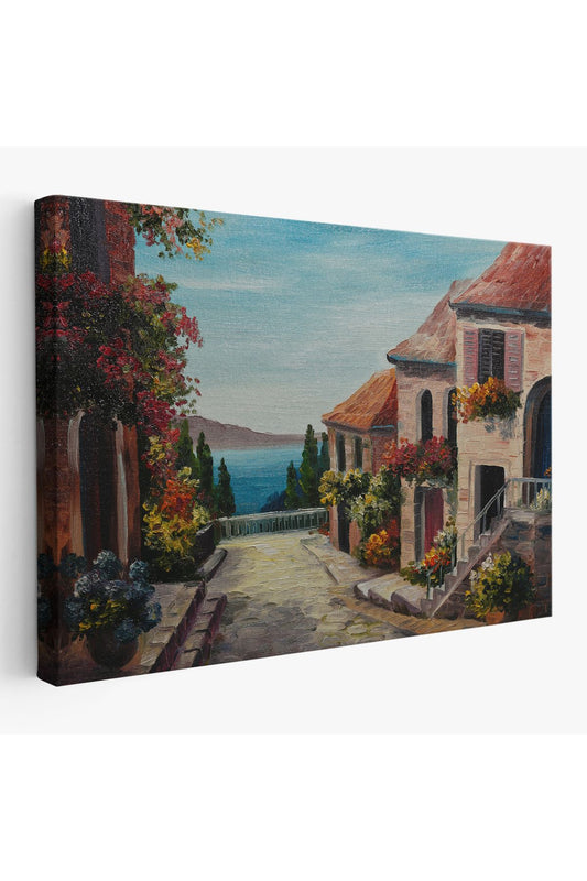 Deniz Manzaralı Dekoratif Kanvas Duvar Tablosu-3436