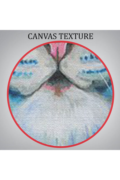 SZ KVS1-Dekoratif Duvar Tablosu-Pembe Ceketli Kaplan Kanvas Tablo 6156