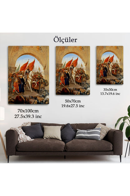 DB  Fatih Sultan Mehmet Istanbul'a Girişi Tablosu - Fausto Zonaro -6439