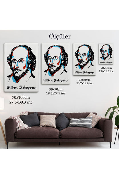 William Shakespeare Dekoratif Kanvas Tablo-5968