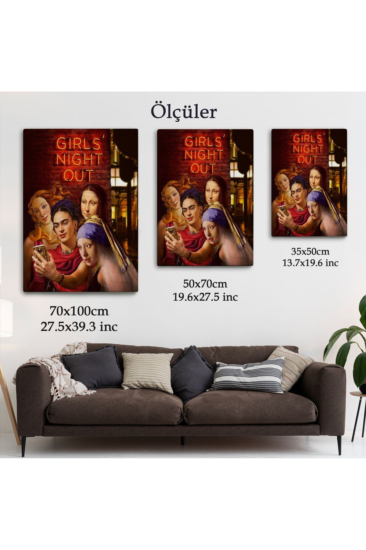 Kızlar Gecesi, Girls Night Out, Dekoratif Duvar Tablosu-6112