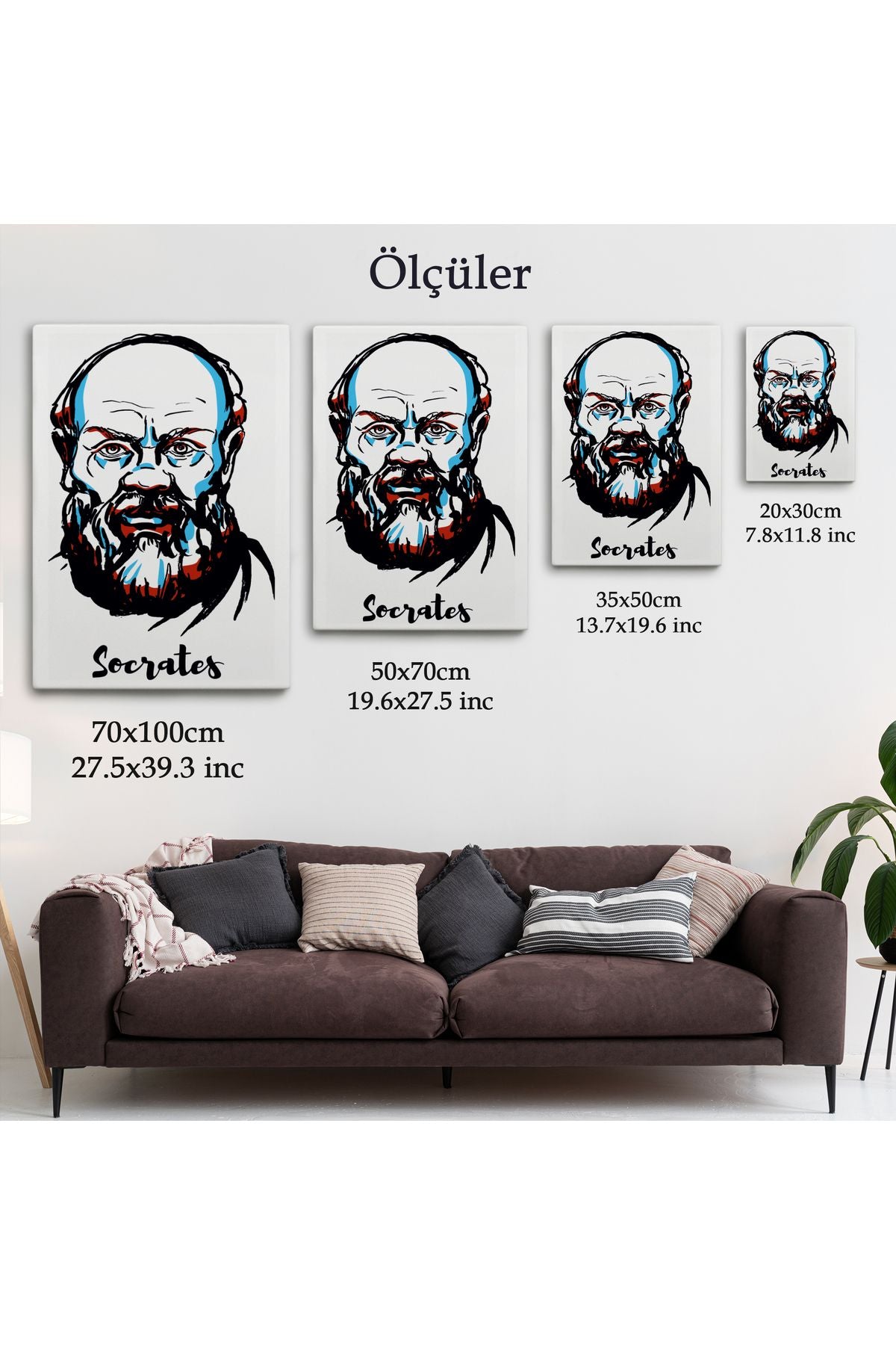 DB HG Socrates Dekoratif Kanvas Tablo-5969