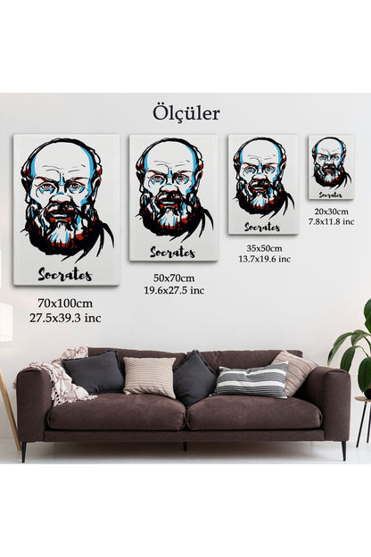 DB HG Socrates Dekoratif Kanvas Tablo-5969