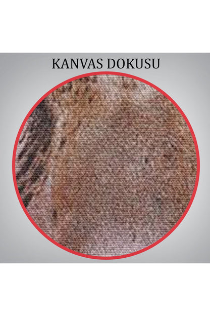 Pembe Çiçekler Arasında Vahşi Leopar Dekoratif Duvar Tablosu-6195