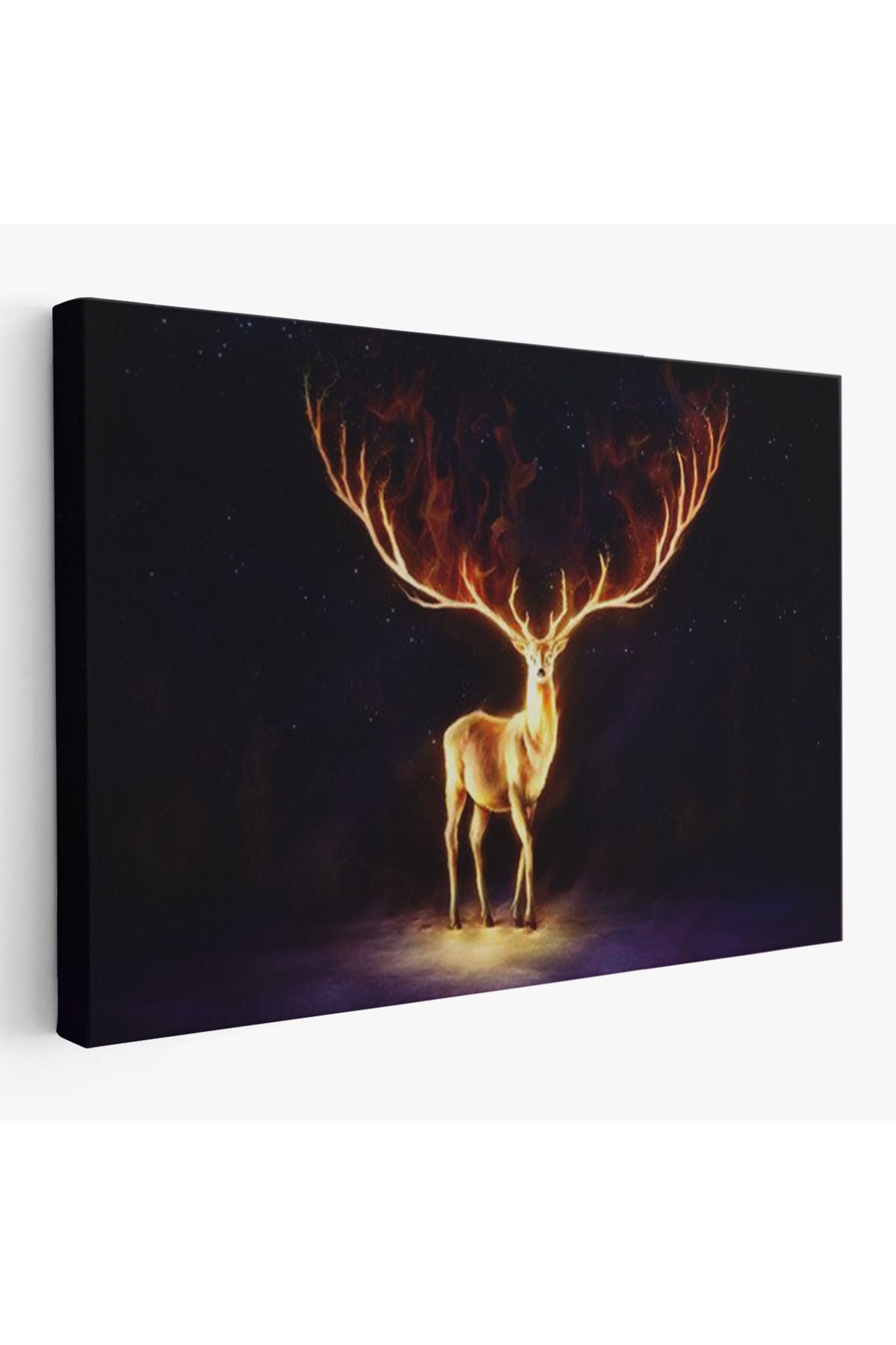 DB HG Sürreal Sarı Geyik Tablosu-6649