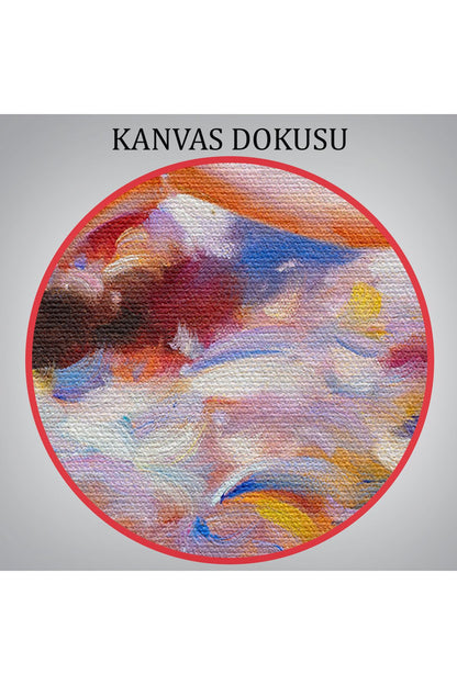 Balerin Kadın Yağlıboya Görünümlü Kanvas Tablo, Sanat Evi Dedoru-5026