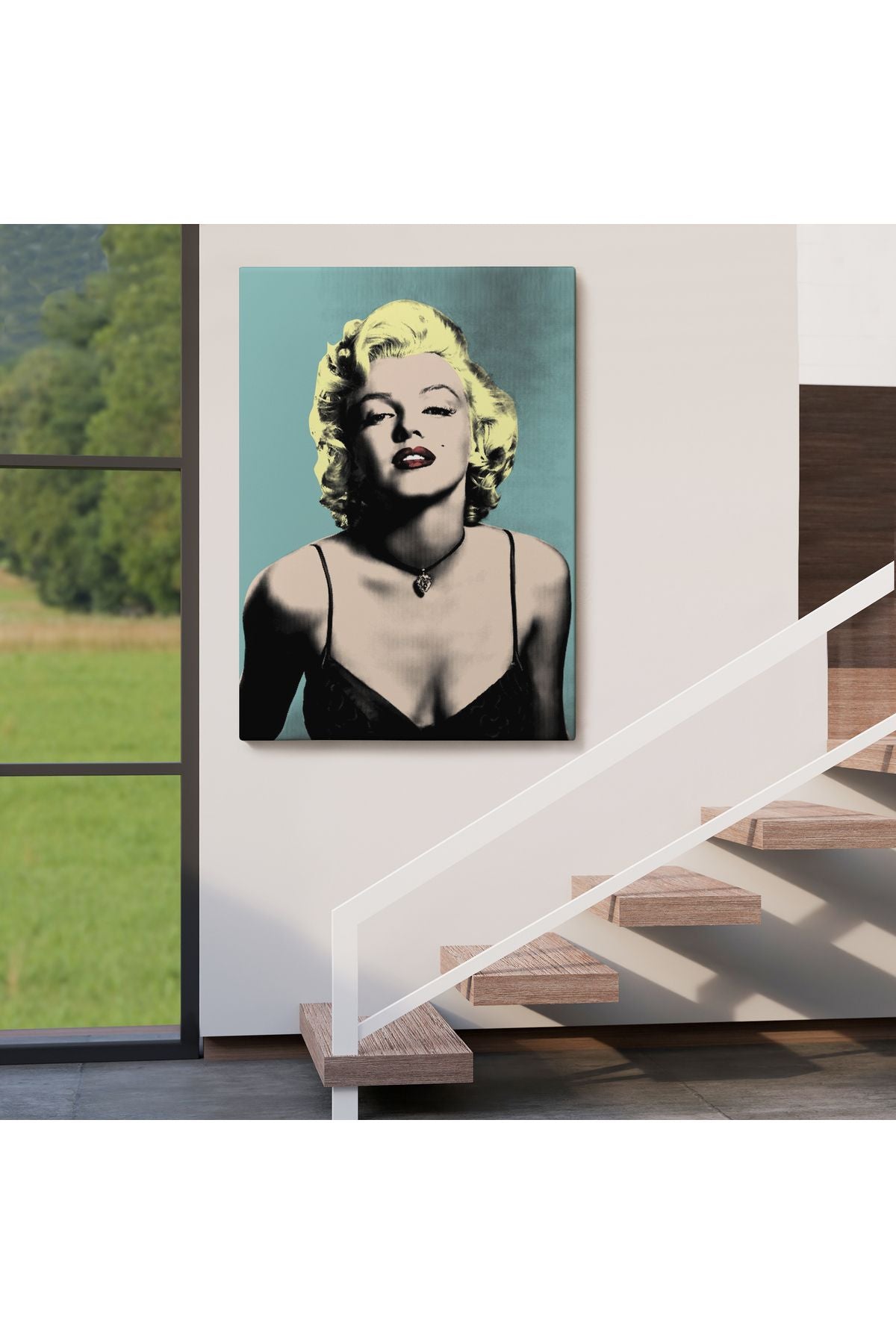 Marilyn Monroe Sarı Saçlı Seksi Kadın Modern Duvar Sanatı-5251