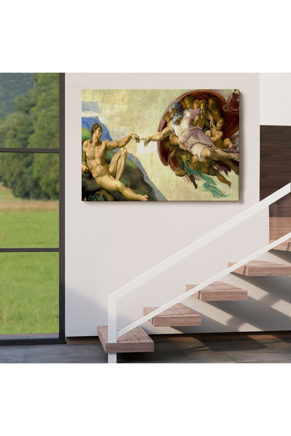 Ademin Yaratılışı Tablosu - The Creation of Adam-6631