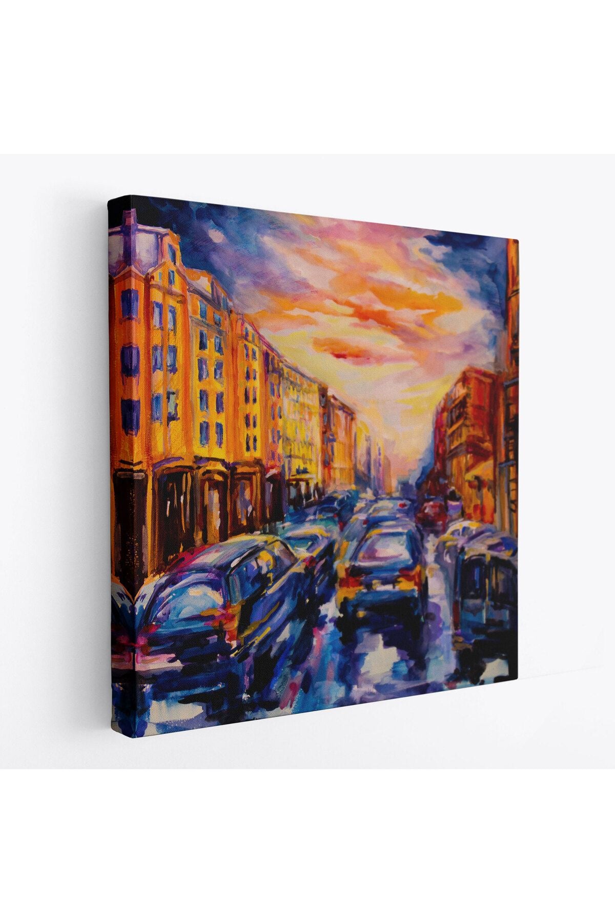 Şehir Trafiği Kanvas Tablo-5901