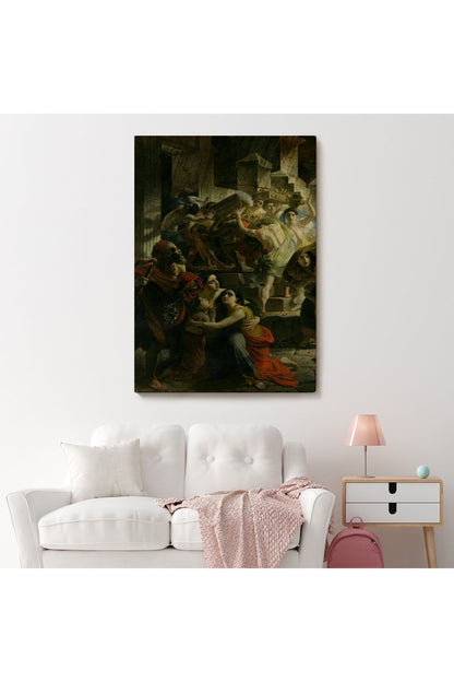 Pompeii'nin Son Günü Karl Pavlovich Bryullov Kanvas Tablo-6362