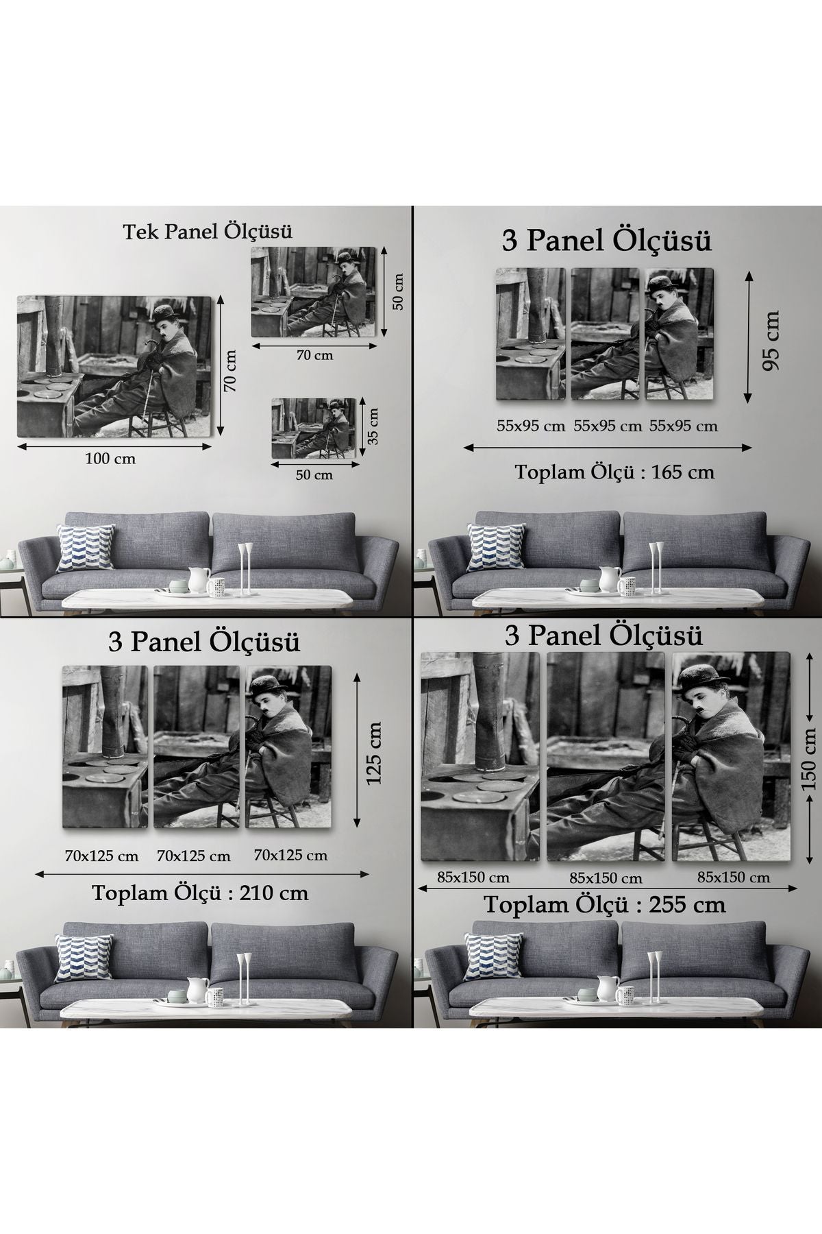 Charlie Chaplin Tablosu-6619