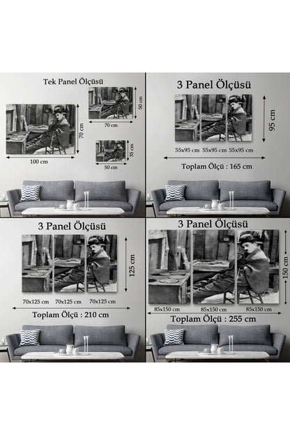 Charlie Chaplin Tablosu-6619
