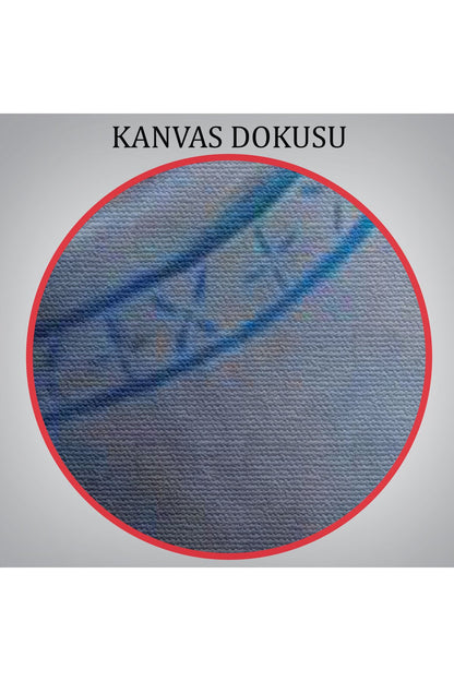 Kahve Tiryakisi Kadın Dekoratif Duvar Tablosu-6128