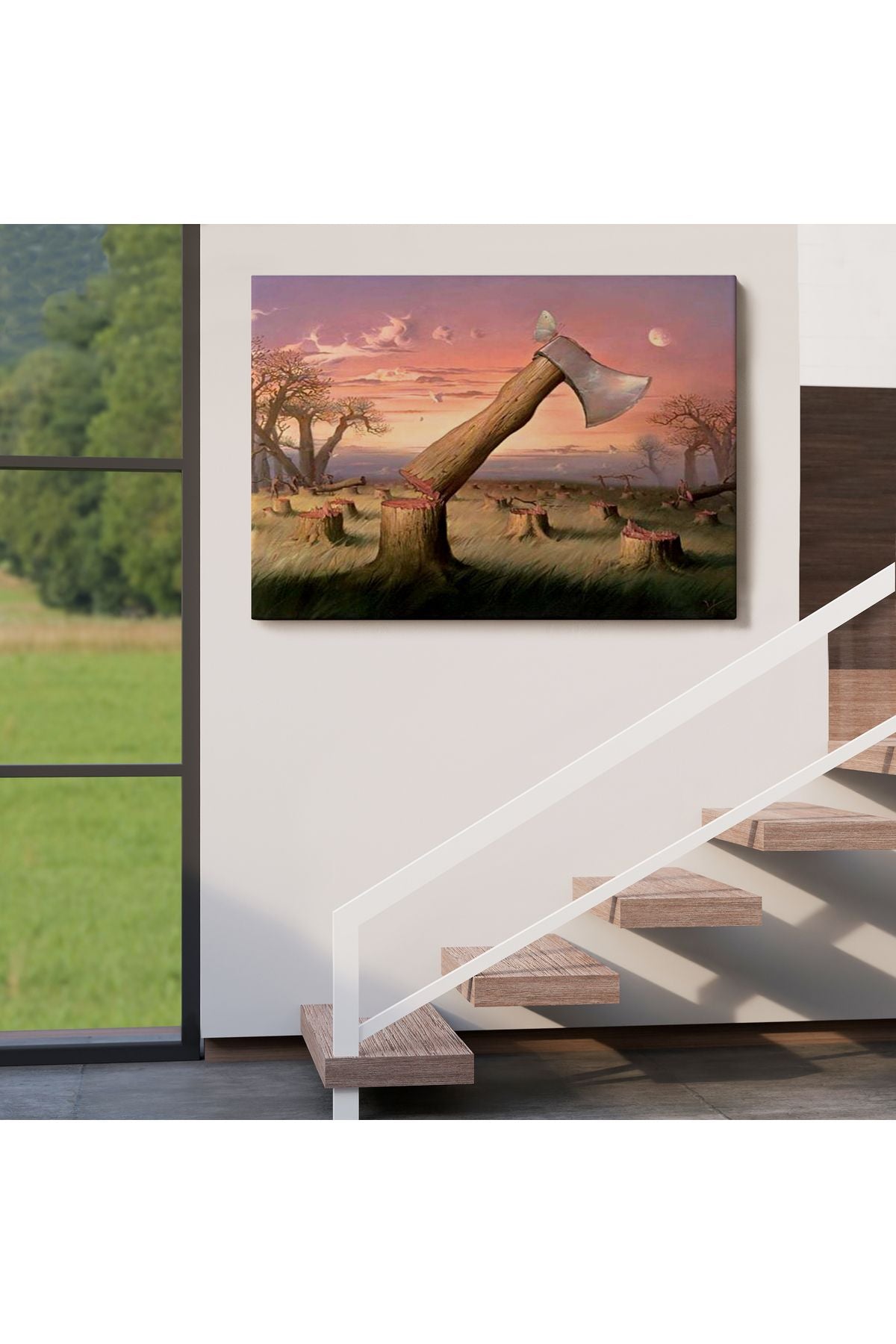 Kelebek Etkisi Sürreal Tablosu-6603