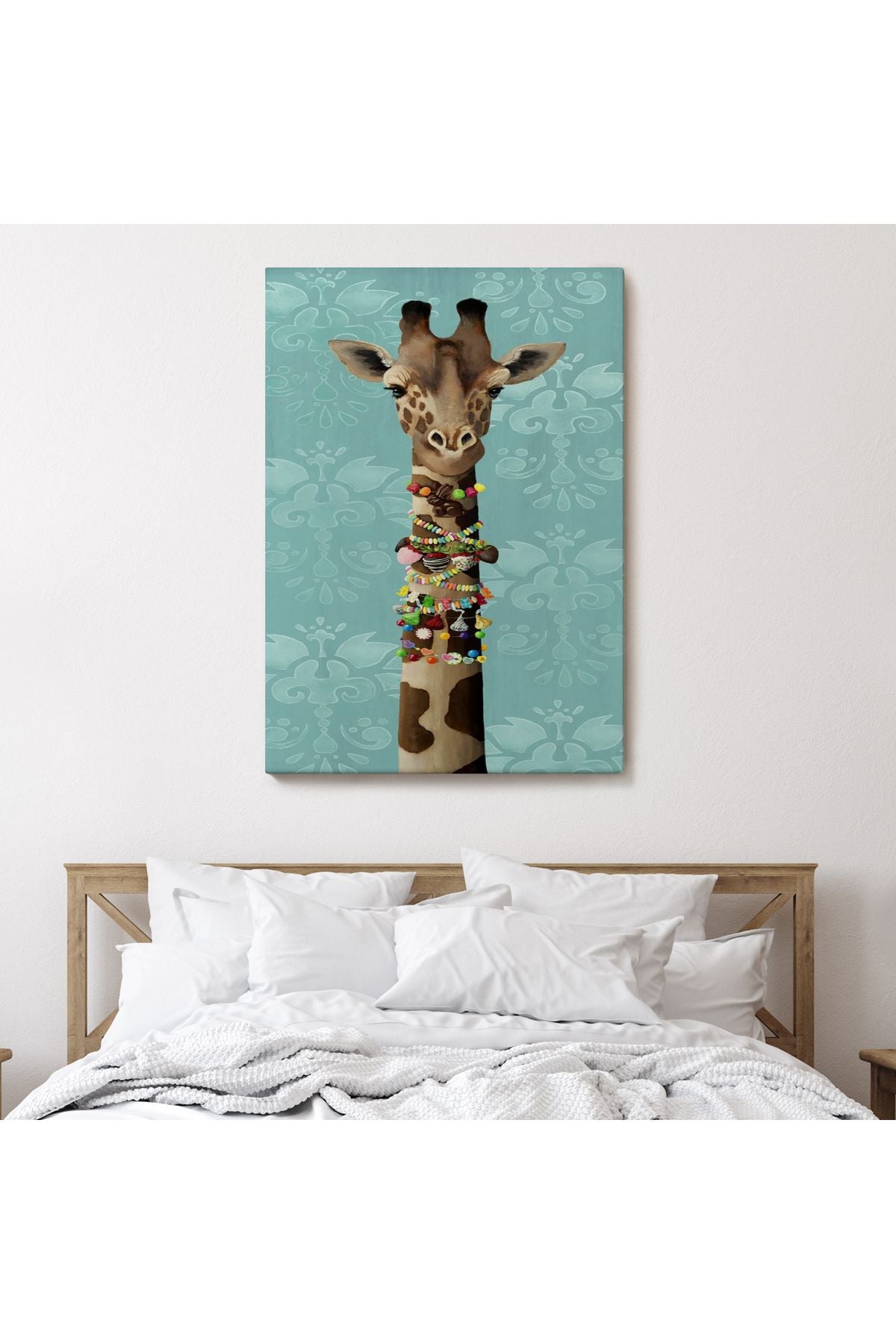 Sosyetik Zurafa Duvar Tablosu -6170